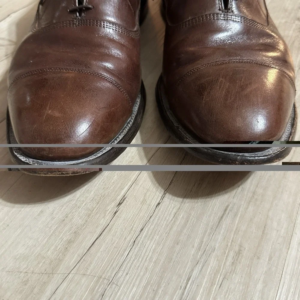 Allen Edmonds Mens Park Avenue Cap Toe Oxford Leather Shoes Size 13‎ E